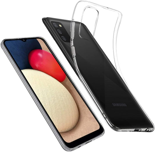Hoesje Samsung Galaxy A02s Flexi bumper - 0,3mm - doorzichtig