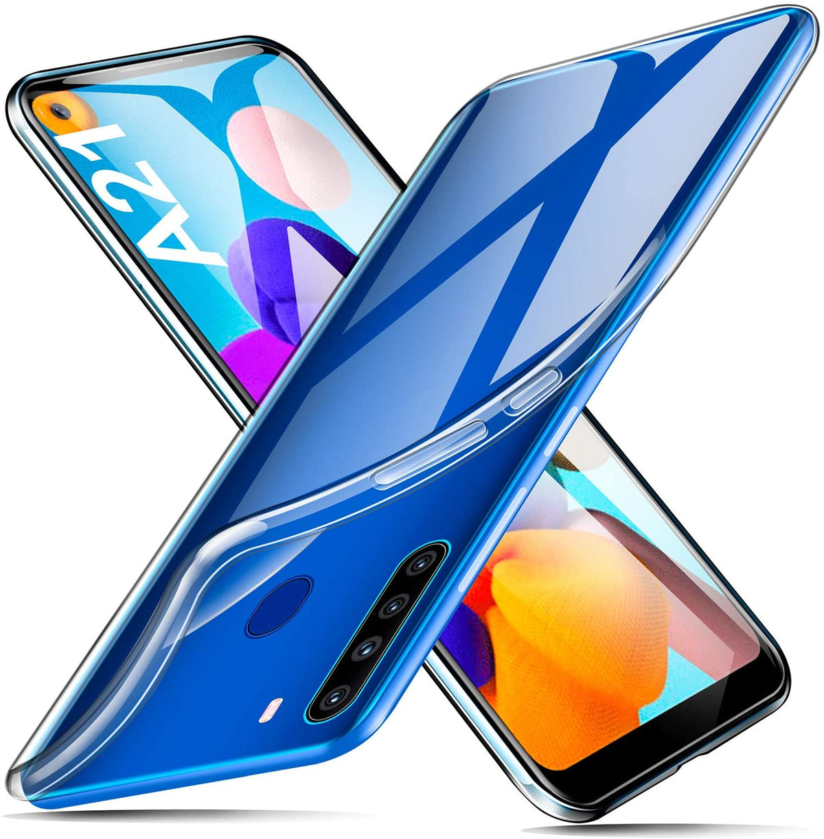 Hoesje Samsung Galaxy A21 Flexi bumper - 0,3mm - doorzichtig