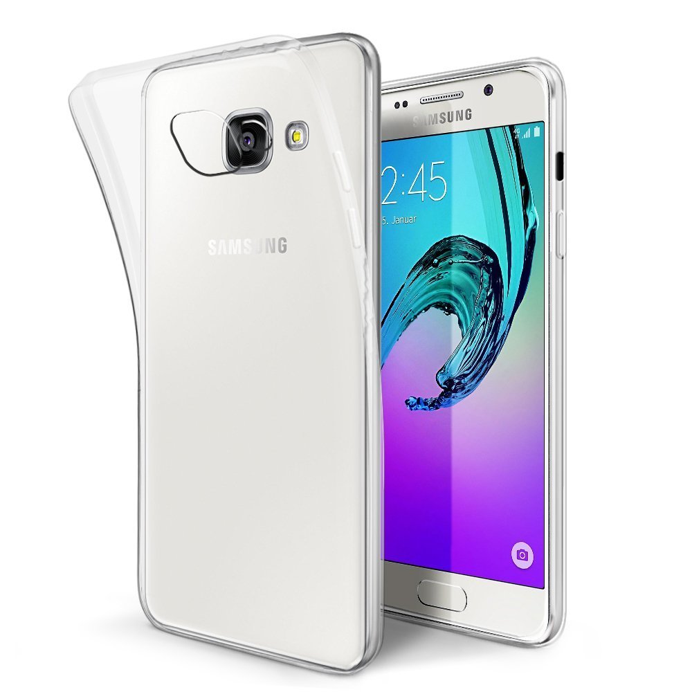 Hoesje Samsung Galaxy A7 2017 Flexi bumper - 0,3mm - doorzichtig