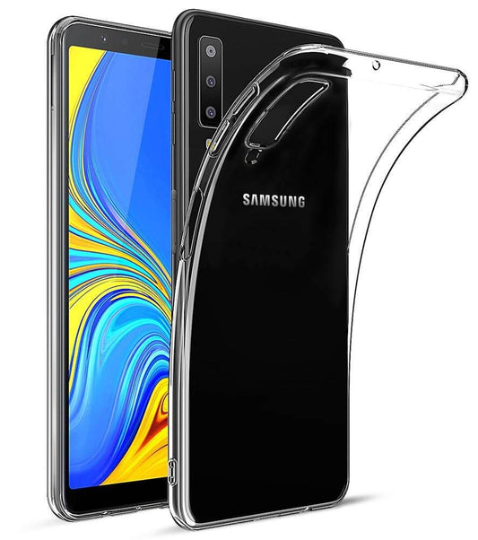 Hoesje Samsung Galaxy A7 2018 Flexi bumper - 0,3mm - doorzichtig