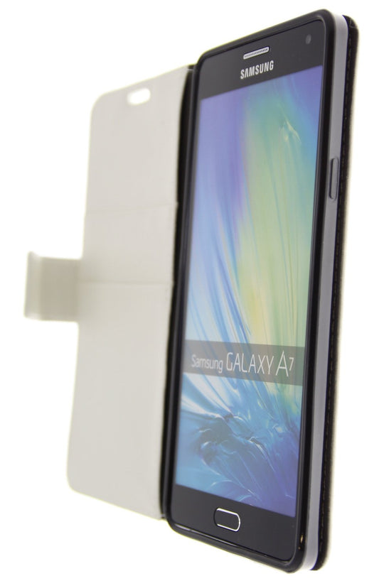 Hoesje Samsung Galaxy A7 flip wallet wit