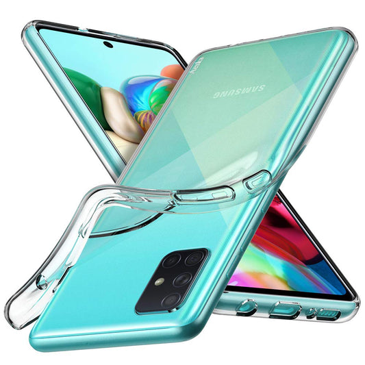 Hoesje Samsung Galaxy A71 Flexi bumper - 0,3mm - doorzichtig