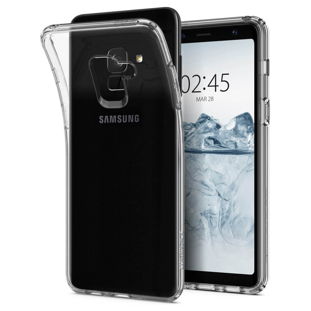 Hoesje Samsung Galaxy A8 2018 Flexi bumper - 0,3mm - doorzichtig