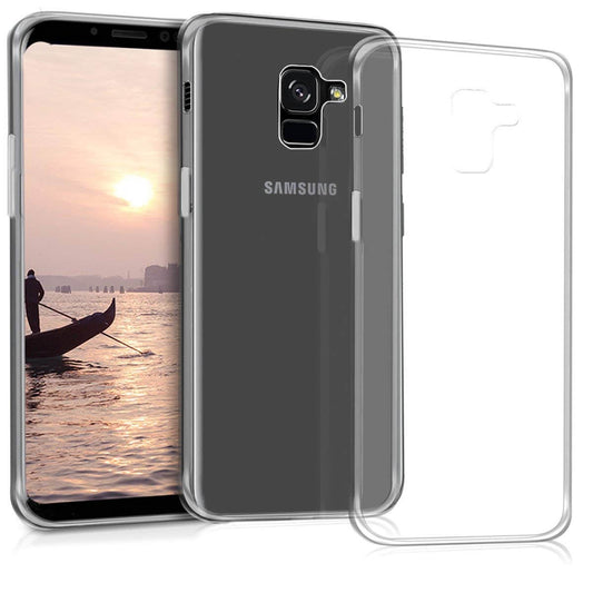 Hoesje Samsung Galaxy A8 2018 hard case transparant