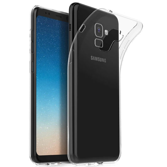 Hoesje Samsung Galaxy A8+ 2018 Flexi bumper - 0,3mm - doorzichtig