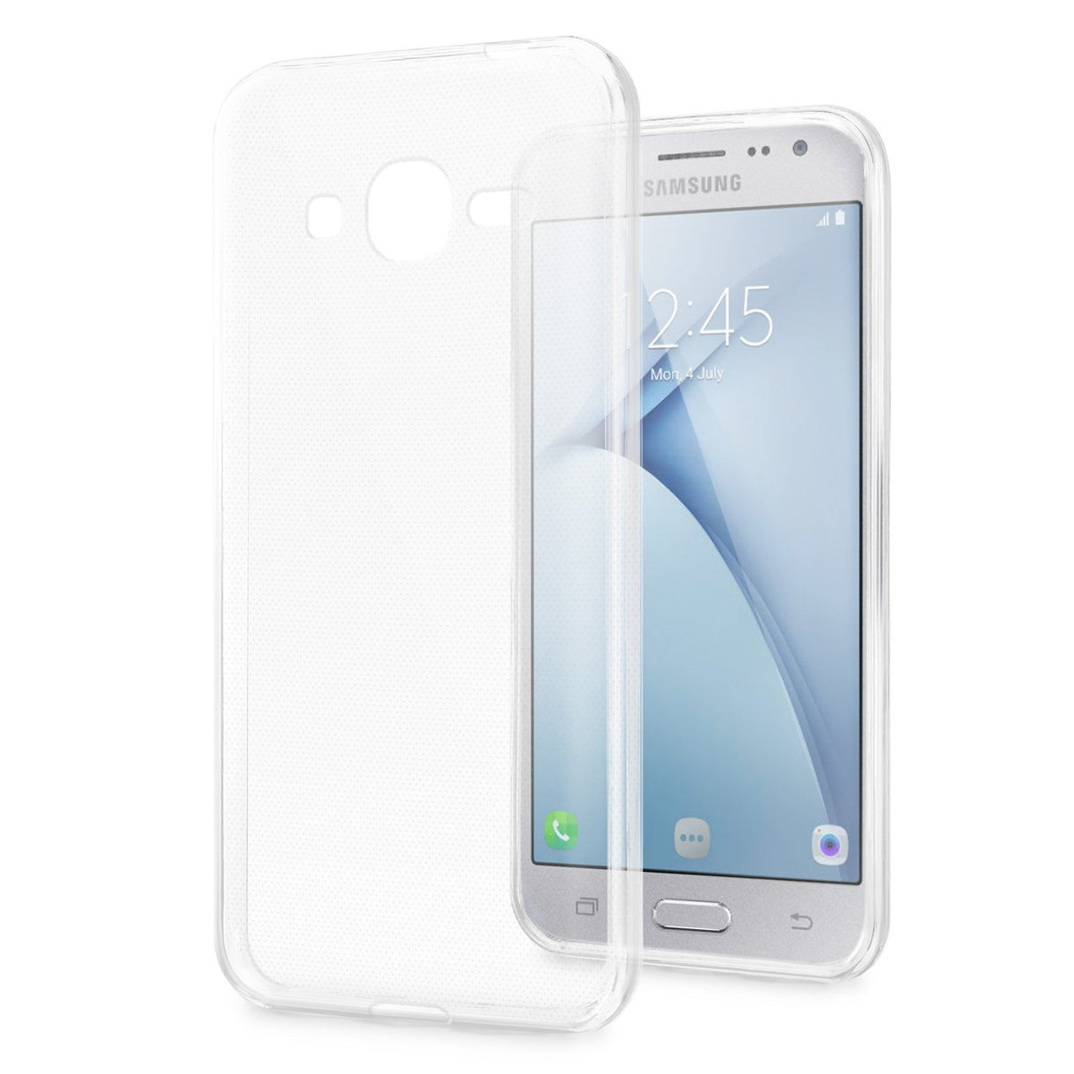 Hoesje Samsung Galaxy J2 2016 Flexi bumper - 0,3mm - doorzichtig