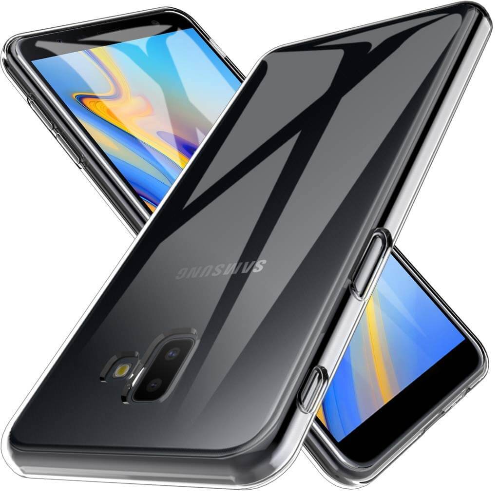 Hoesje Samsung Galaxy J6+ Flexi bumper - 0,3mm - doorzichtig