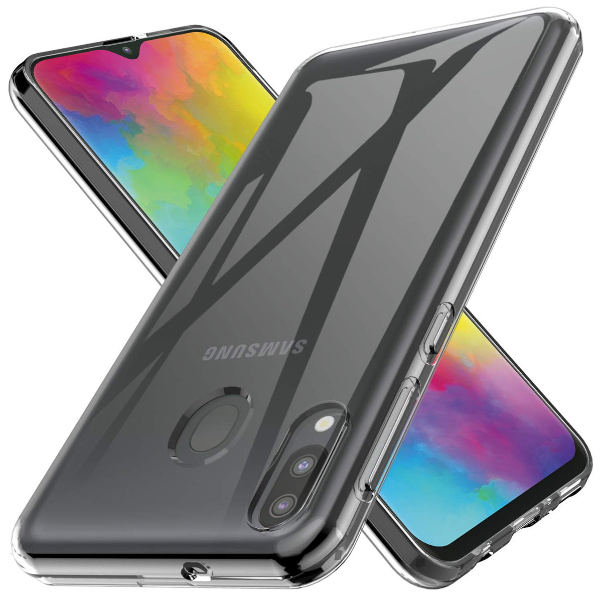 Hoesje Samsung Galaxy M30 Flexi bumper - 0,3mm - doorzichtig