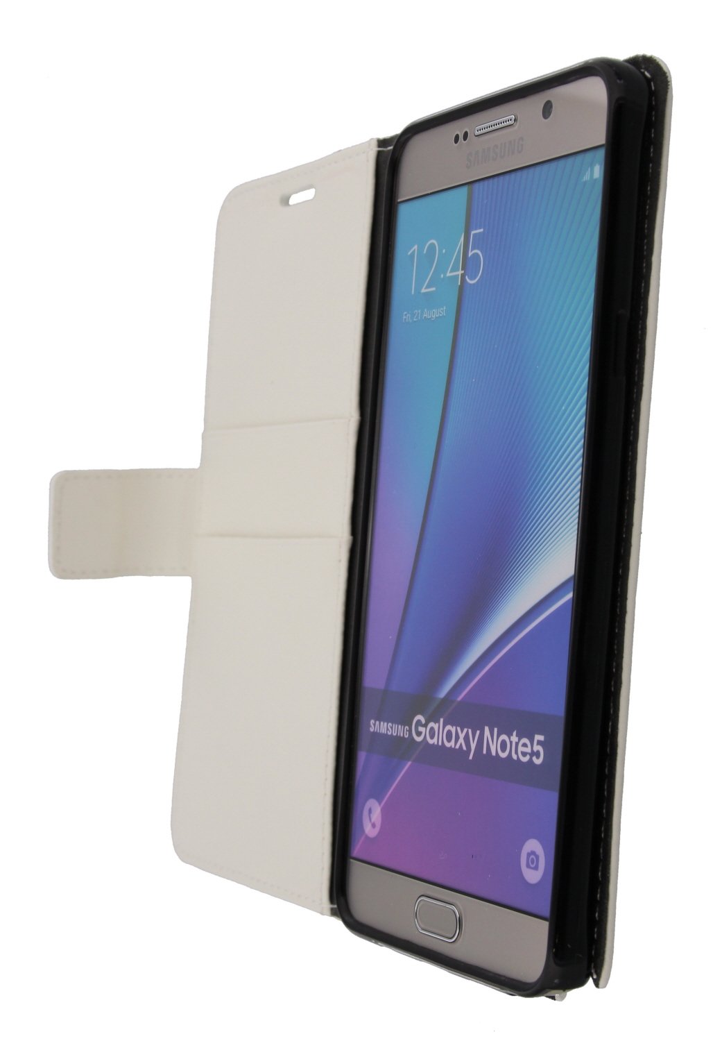 Hoesje Samsung Galaxy Note 5 flip wallet wit