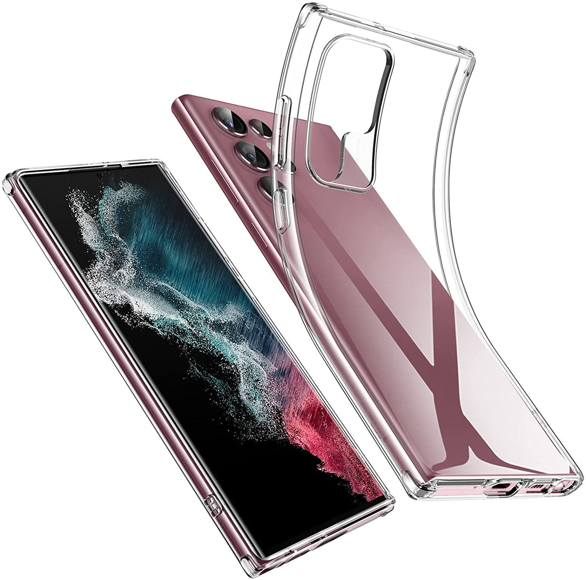 Hoesje Samsung Galaxy S22 Ultra Flexi bumper - 0,3mm - doorzichtig