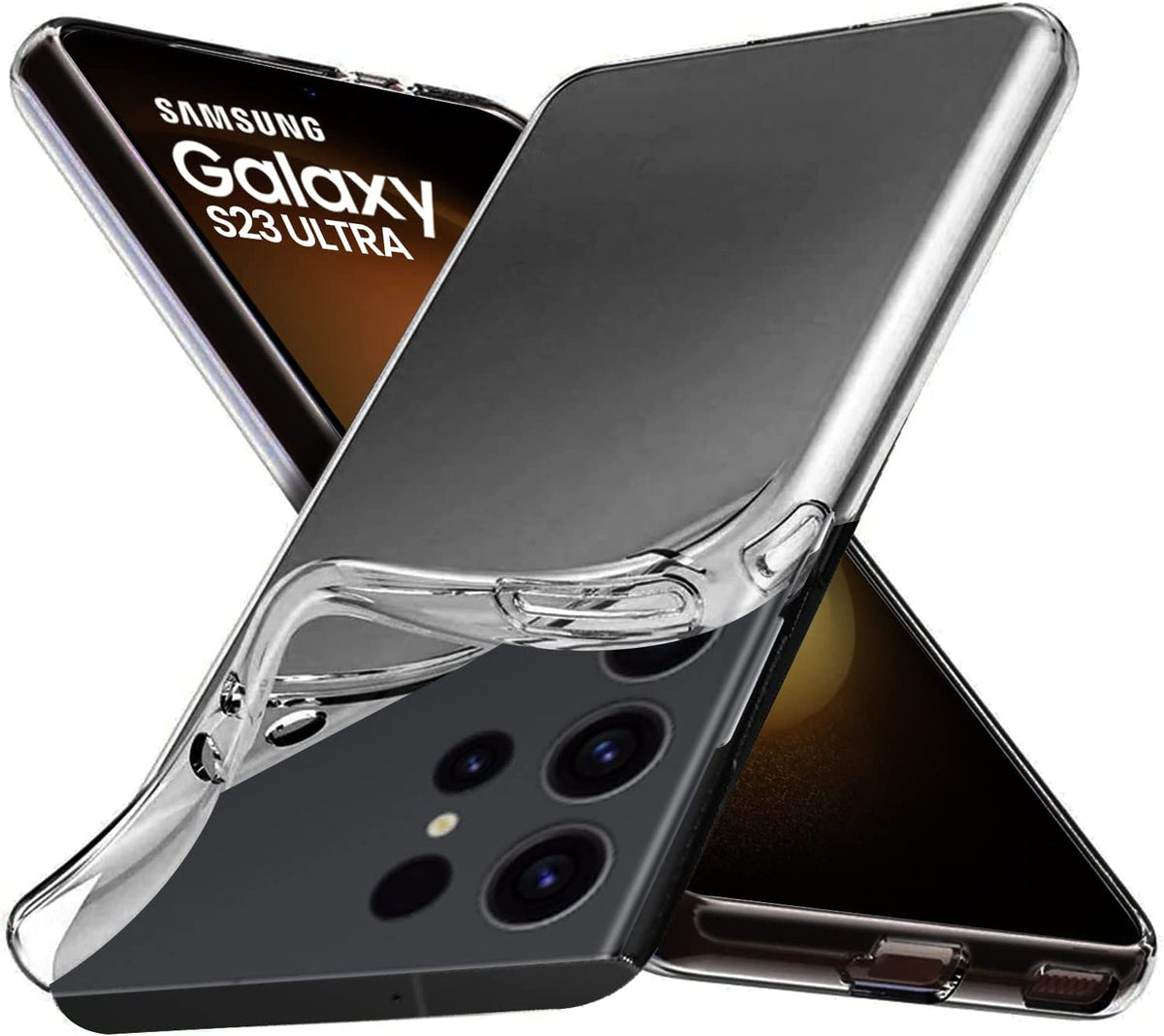 Hoesje Samsung Galaxy S23 Ultra Flexi bumper - 0,3mm - doorzichtig
