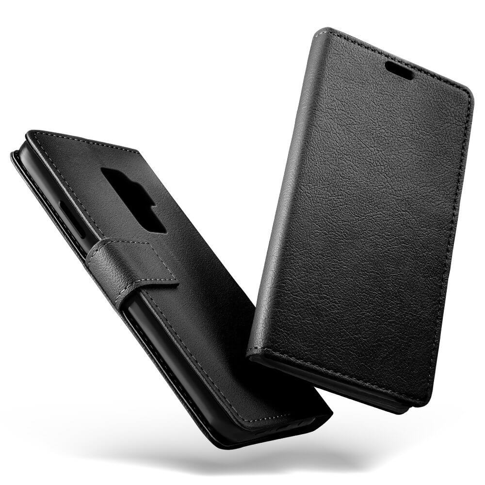 Hoesje Samsung Galaxy S9 flip wallet zwart