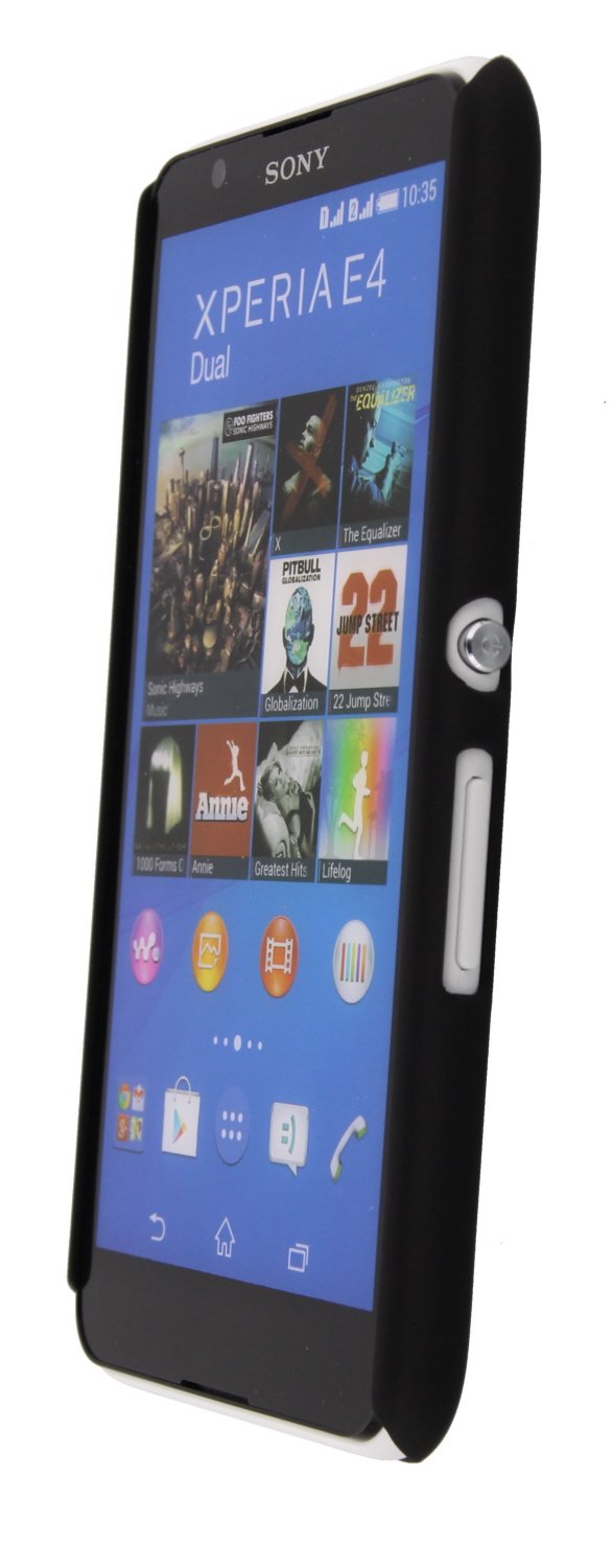Hoesje Sony Xperia E4 hard case zwart