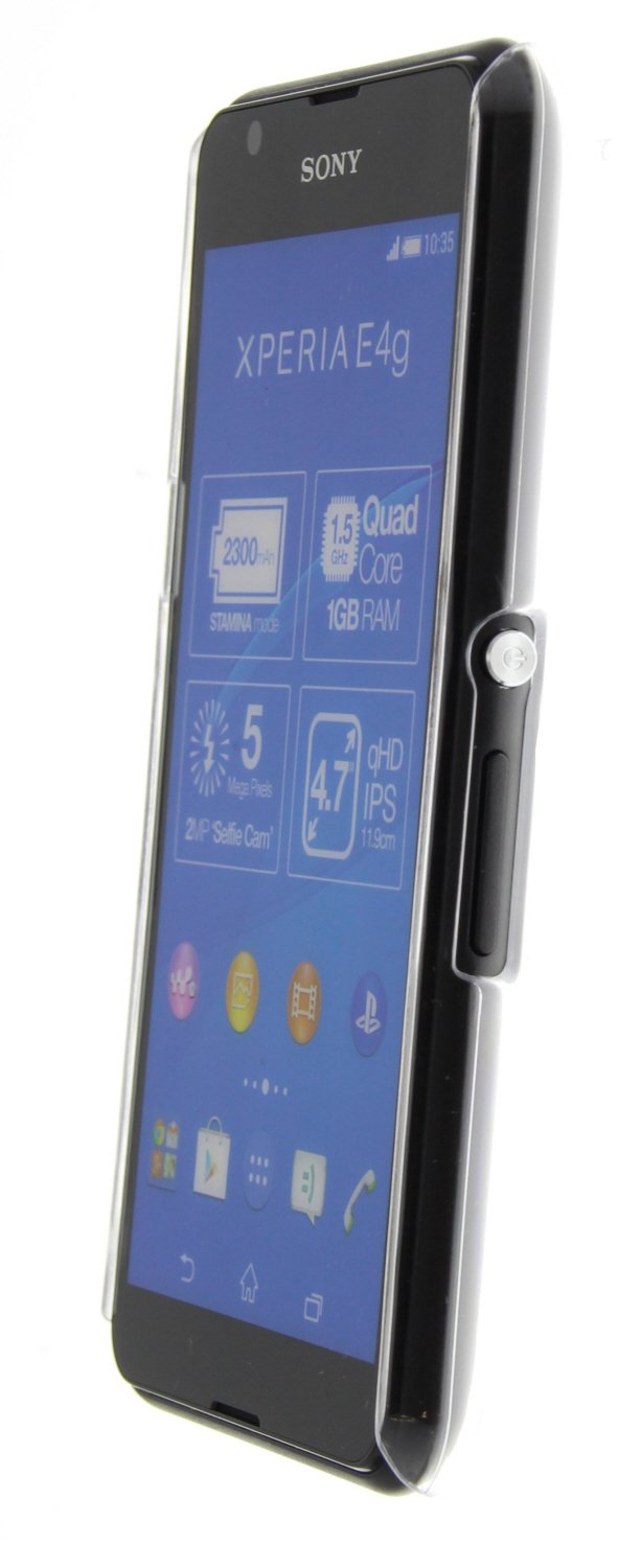 Hoesje Sony Xperia E4g hard case transparant