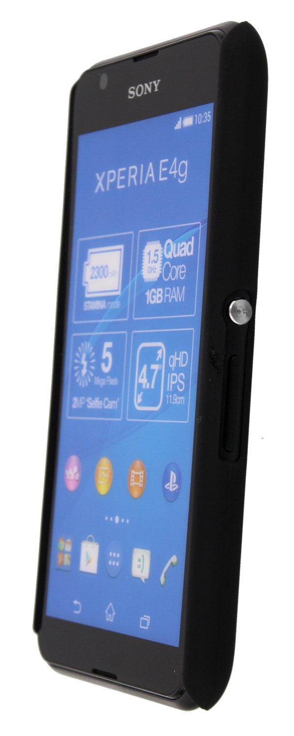 Hoesje Sony Xperia E4g hard case zwart