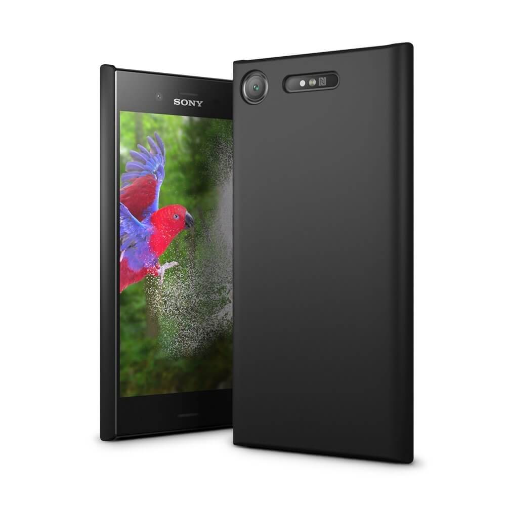 Hoesje Sony Xperia XZ1 hard case zwart