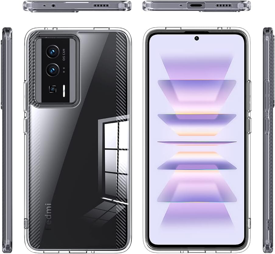 Hoesje Xiaomi Poco F5 Pro Flexi bumper - 0,3mm - doorzichtig