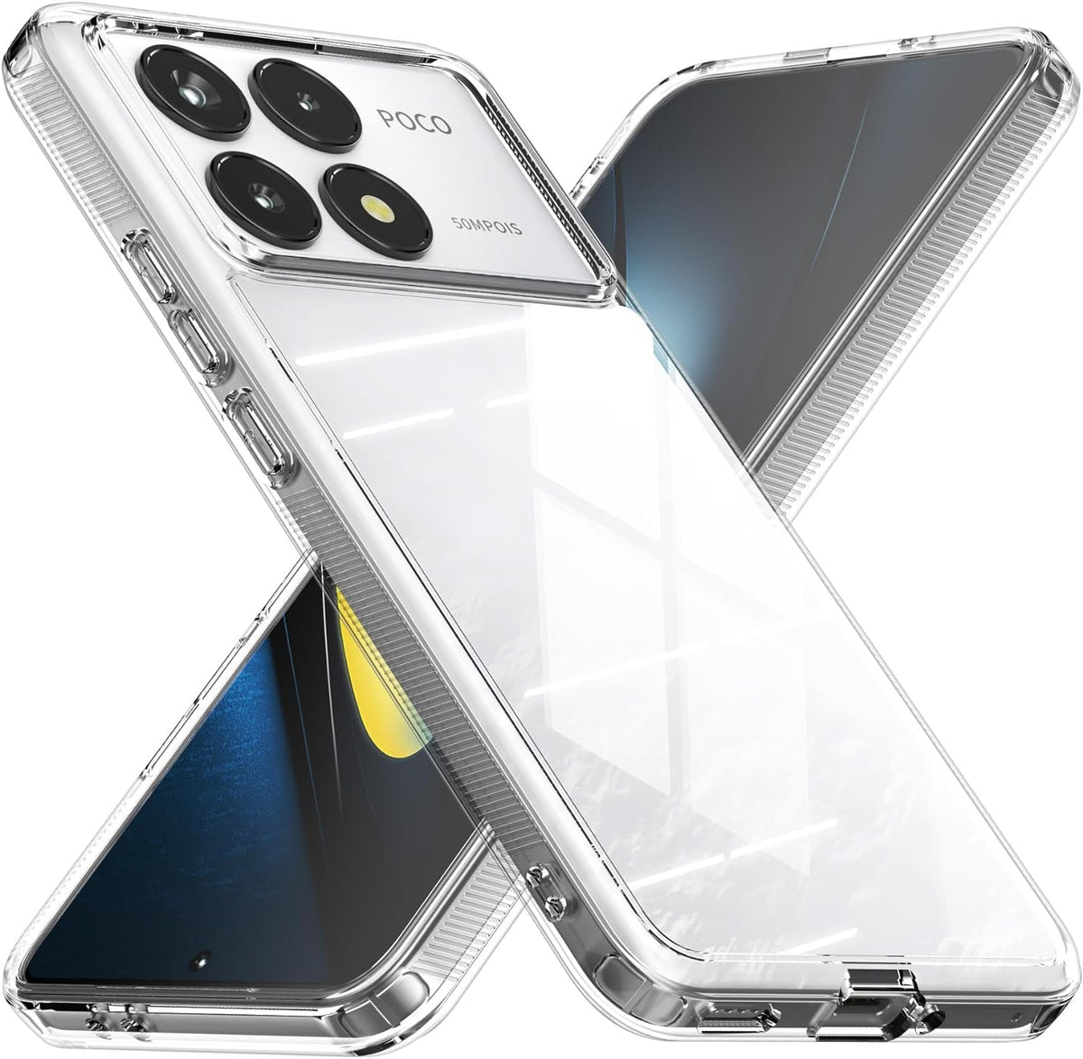 Hoesje Xiaomi Poco F6 Pro Flexi bumper - 0,3mm - doorzichtig