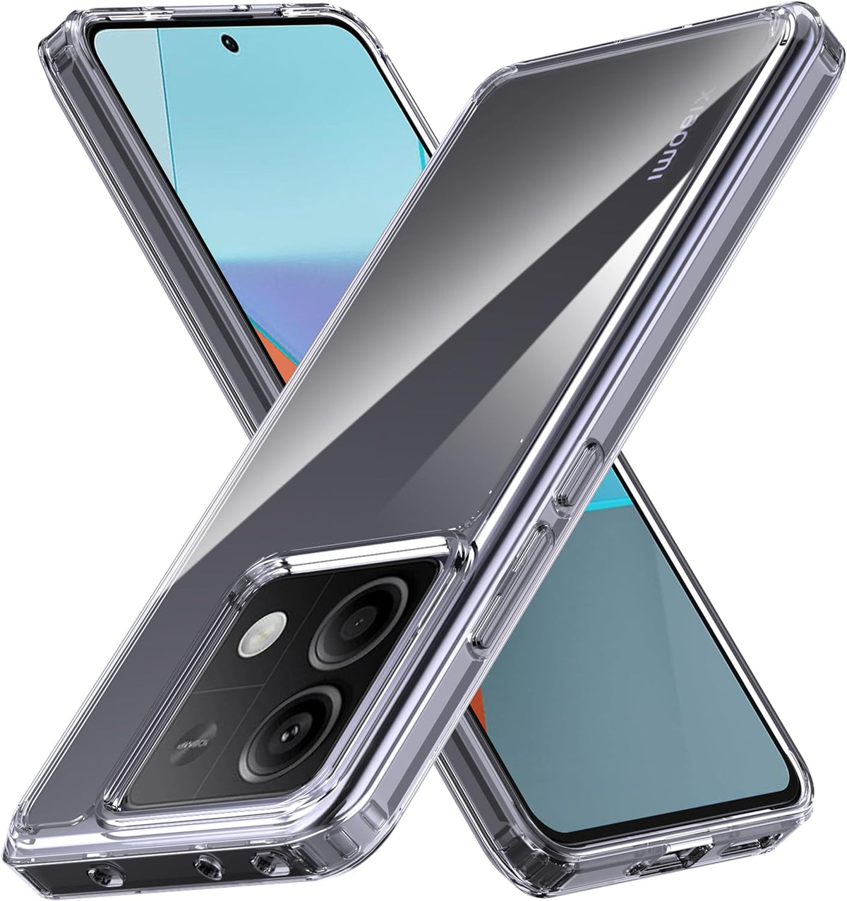 Hoesje Xiaomi Poco X6/Redmi Note 13 Pro 5G Flexi bumper - 0,3mm - doorzichtig