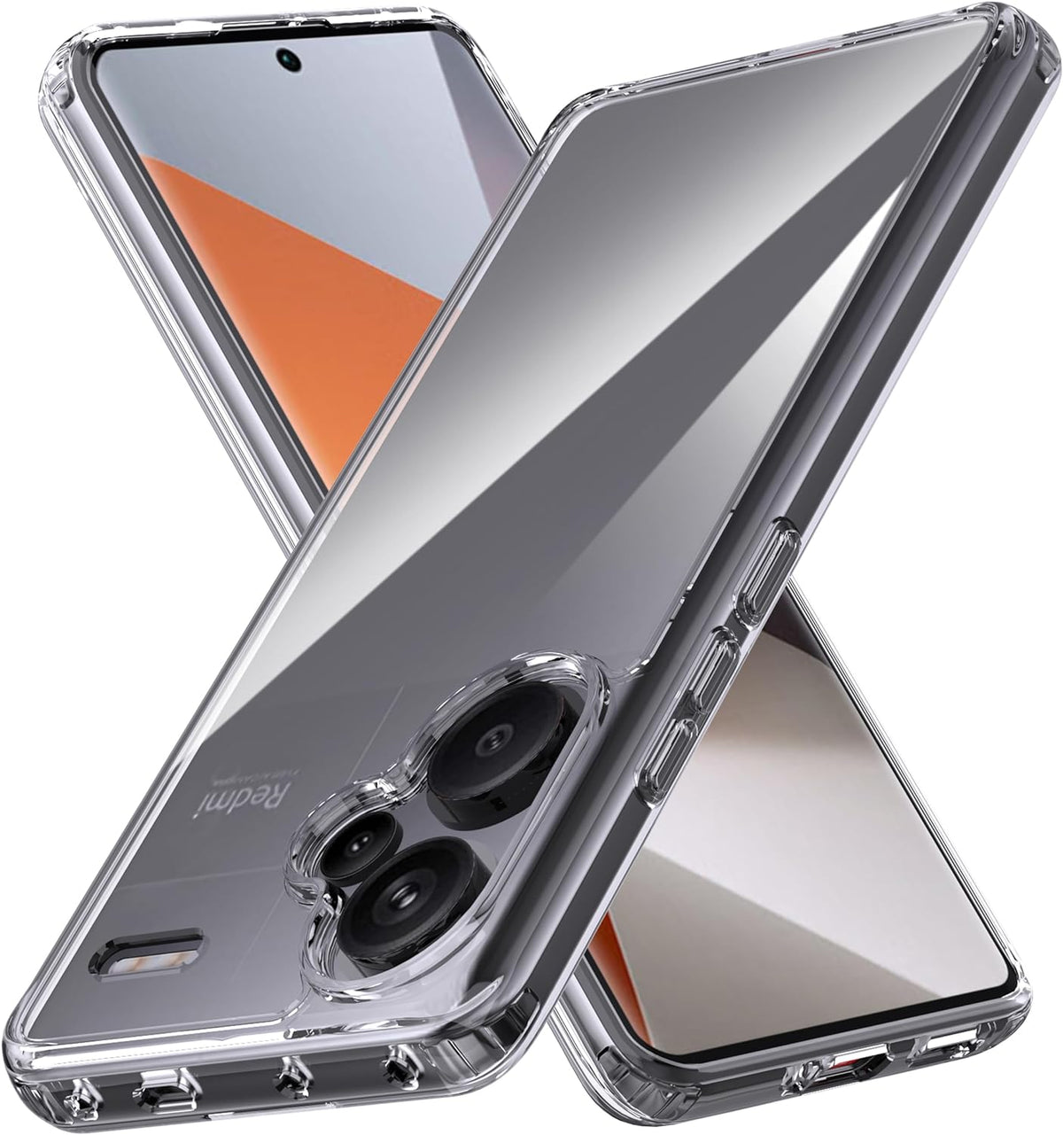 Hoesje Xiaomi Redmi Note 13 Pro+ Flexi bumper - 0,3mm - doorzichtig