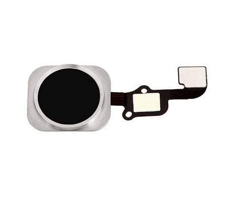 Home knop met flex kabel Apple iPhone 6S Plus zwart