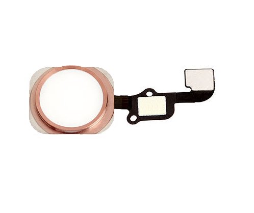 Home knop met flex kabel voor Apple iPhone 6S rose goud