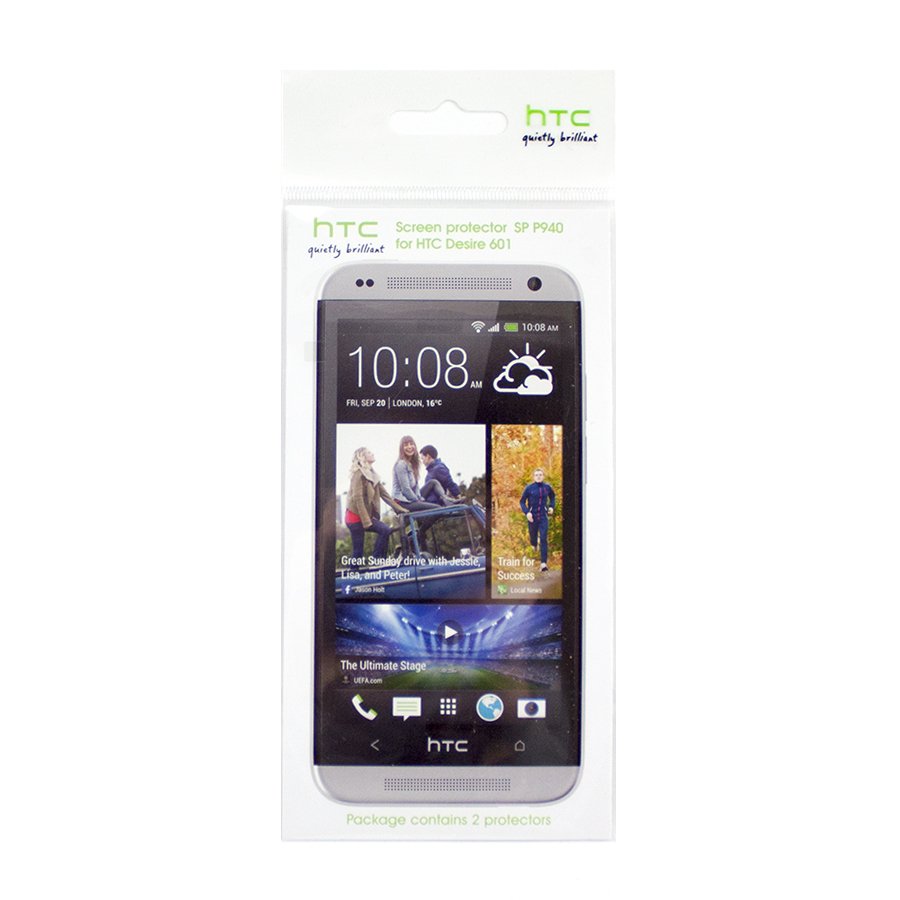 HTC SP P940 screenprotector set HTC Desire 601