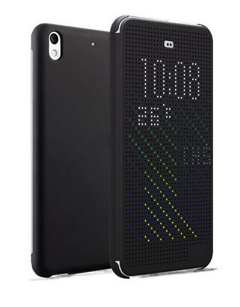 HTC Desire 626 Dot view cover zwart