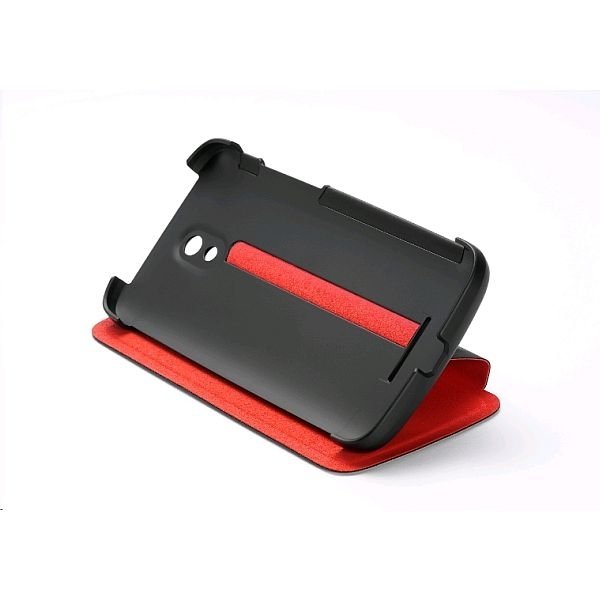 HTC Desire 500 flip case HC V911 rood/zwart