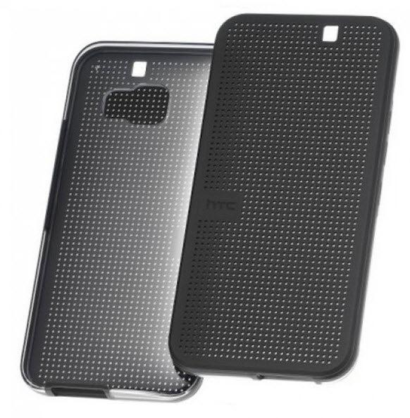 HTC One A9 Dot view Ice flip case HC M272 grijs/zwart
