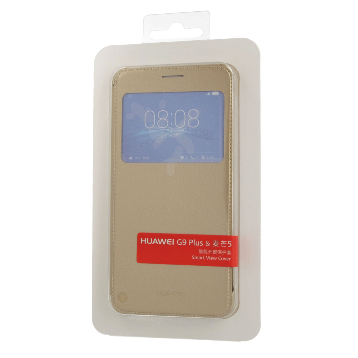Huawei G9 Plus view cover origineel goud