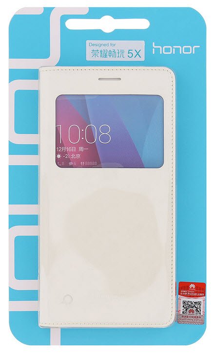 Huawei Honor 5X View case origineel wit