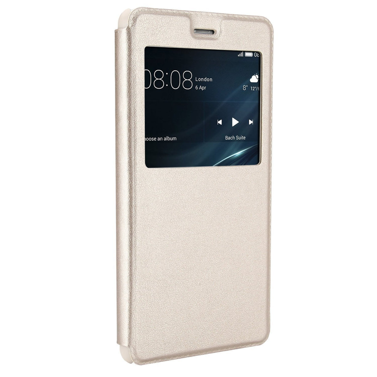 Huawei P10 Lite View cover goud