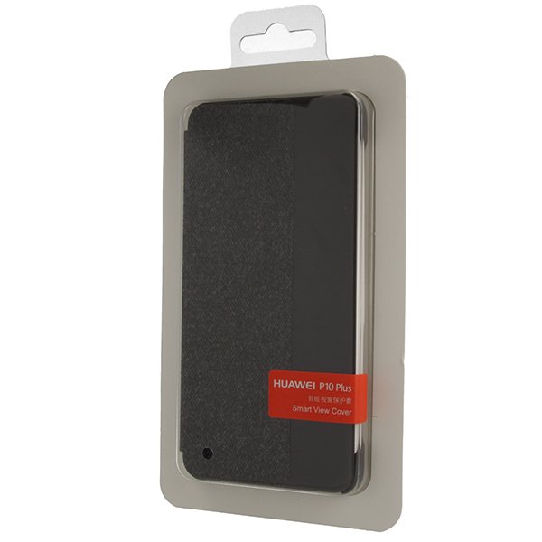 Huawei P10 Plus Smart view flip case origineel zwart