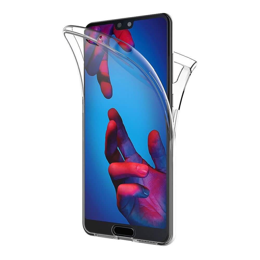 Huawei P20 TPU hoesje voor + achter