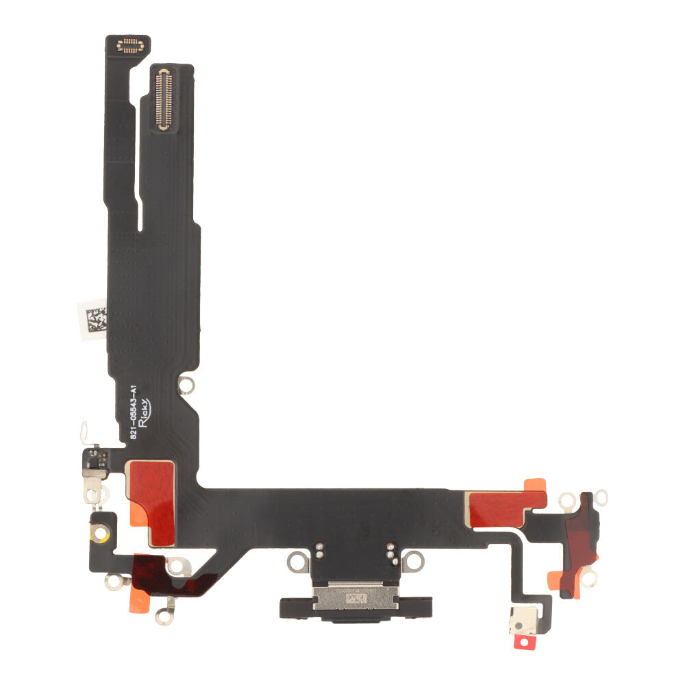 iPhone 16 oplaad poort flex kabel zwart