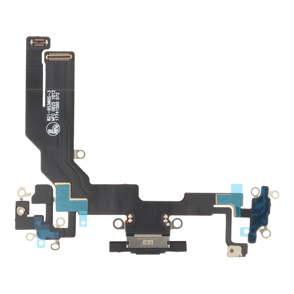 iPhone 16e oplaad poort flex kabel zwart