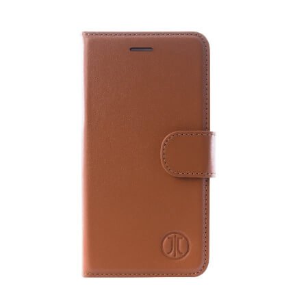 JT Berlin LeatherBook - Apple iPhone X - cognac
