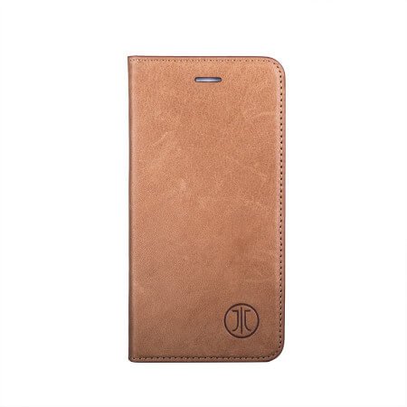 JT Berlin LeatherBook tegel - Apple iPhone 7/8 - cognac