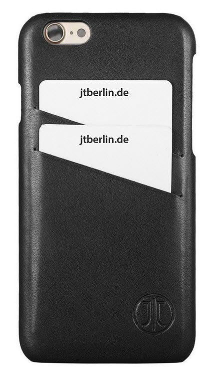 JT Berlin LederCover Style - Apple iPhone 7 / iPhone 8 - zwart