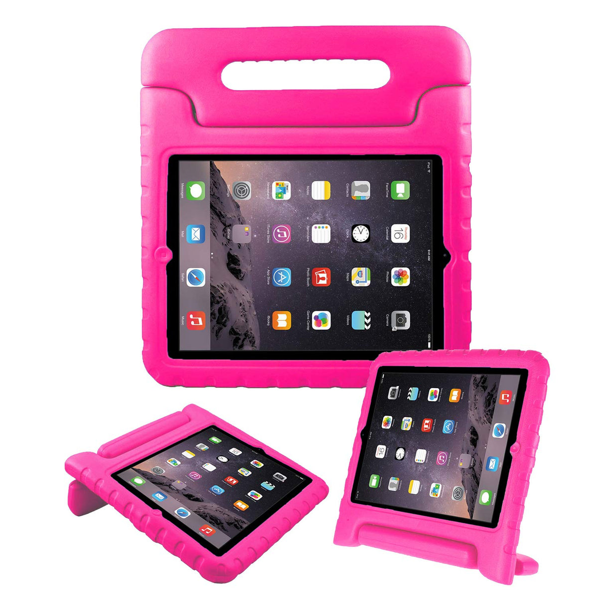 Kinder hoesje Apple iPad 2/3/4 roze