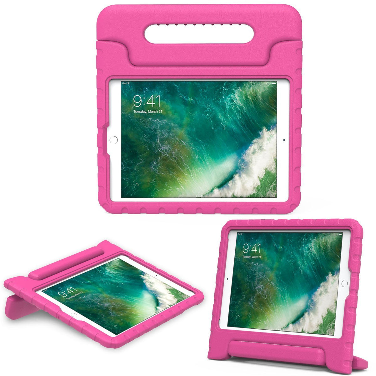Kinder hoesje Apple iPad Air/Air 2/9.7 2017/9.7 2018/Pro 9.7 roze