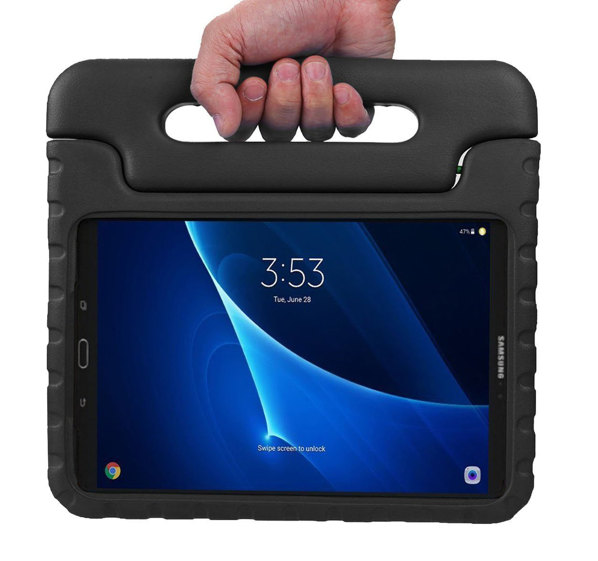 Kinder hoesje Samsung Galaxy Tab S6 Lite/A7 10.4/S5e/S6 zwart