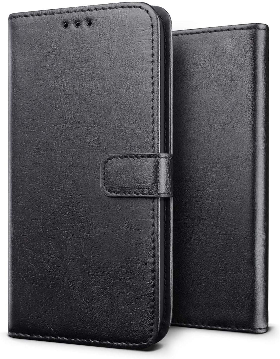 Luxury wallet hoesje Apple iPhone 11 zwart