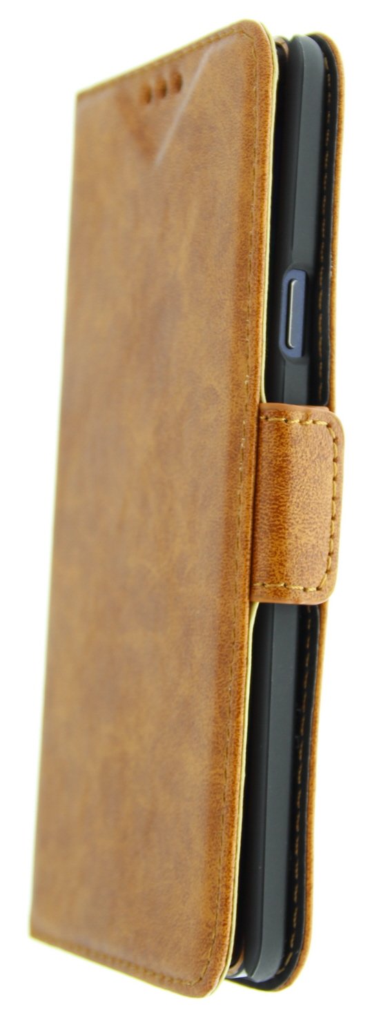 Luxury wallet hoesje Samsung Galaxy A7 bruin