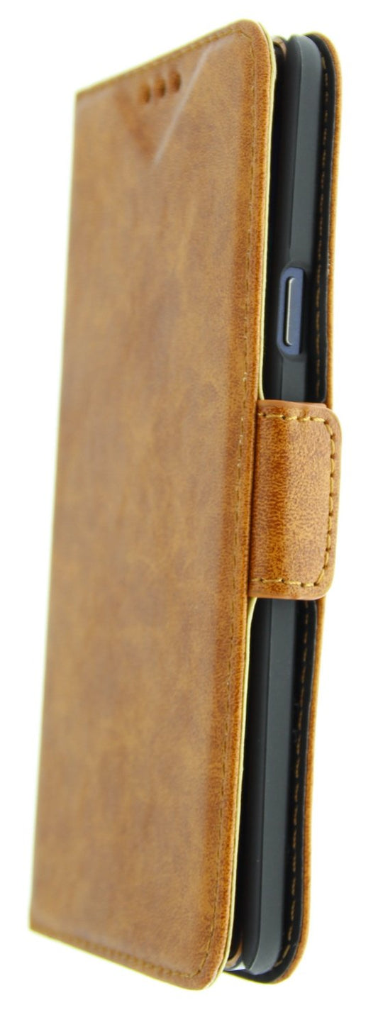 Luxury wallet hoesje Samsung Galaxy A7 bruin
