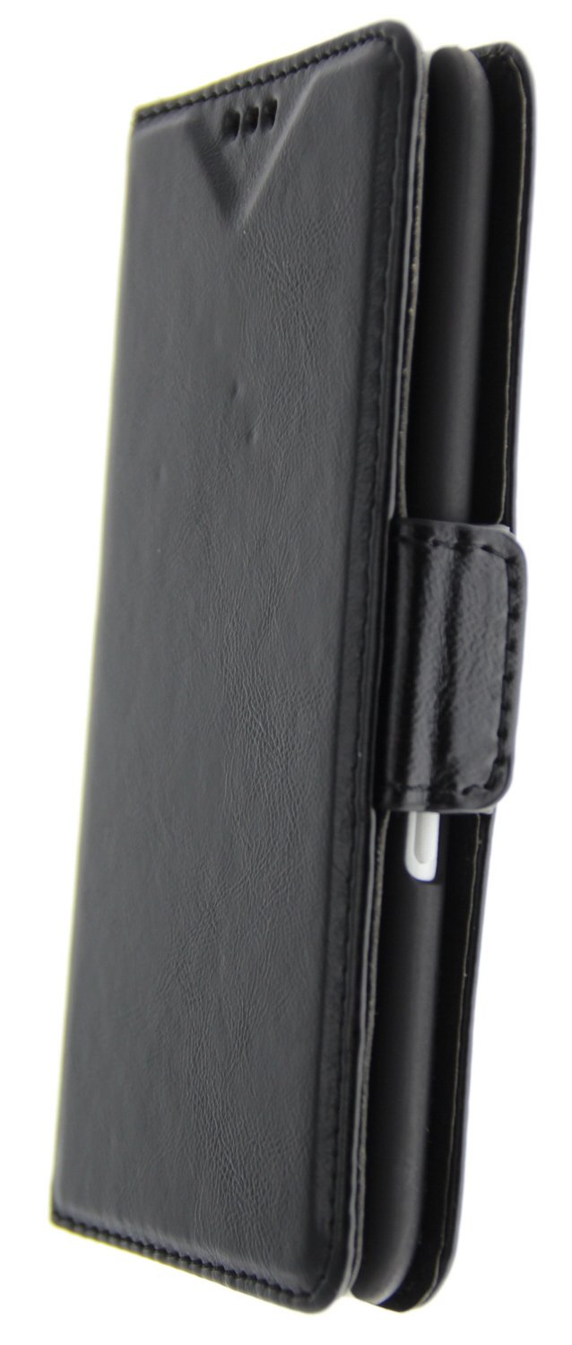 Luxury wallet hoesje Sony Xperia E4 zwart