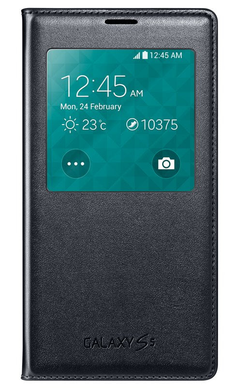 Samsung Galaxy S5 S-View cover zwart