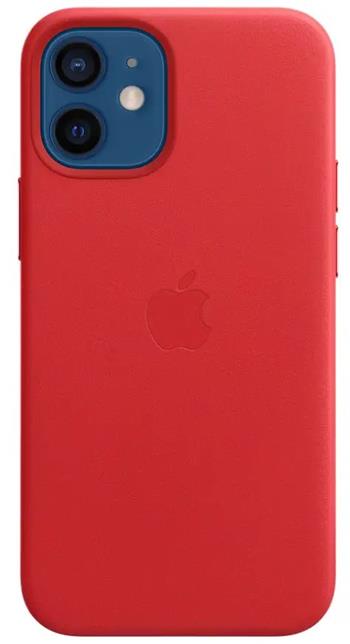 MHK73ZM/A Apple Leather Magsafe Cover iPhone 12 Mini Rood