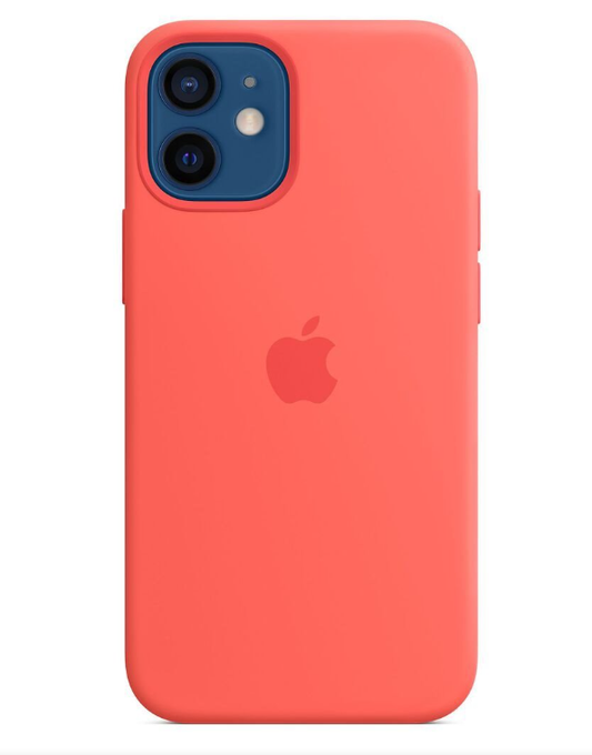 MHKP3ZM/A Apple Silicone Magsafe Cover iPhone 12 Mini Roze Citrus